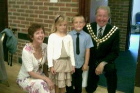 Craig & Amy with the Mayor & Mayoress of Fareham